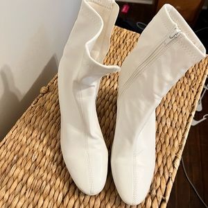 White Sock Booties